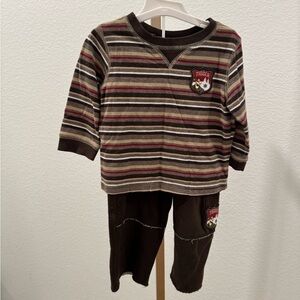 Vintage Tigger striped two piece outfit size 18 months
